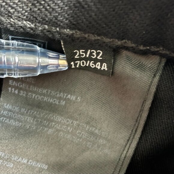 SOLD Toteme Twisted Seam Mid-Rise Straight Cropped Leg Jeans Wm Sz 25 NWT $380 - Picture 12 of 15